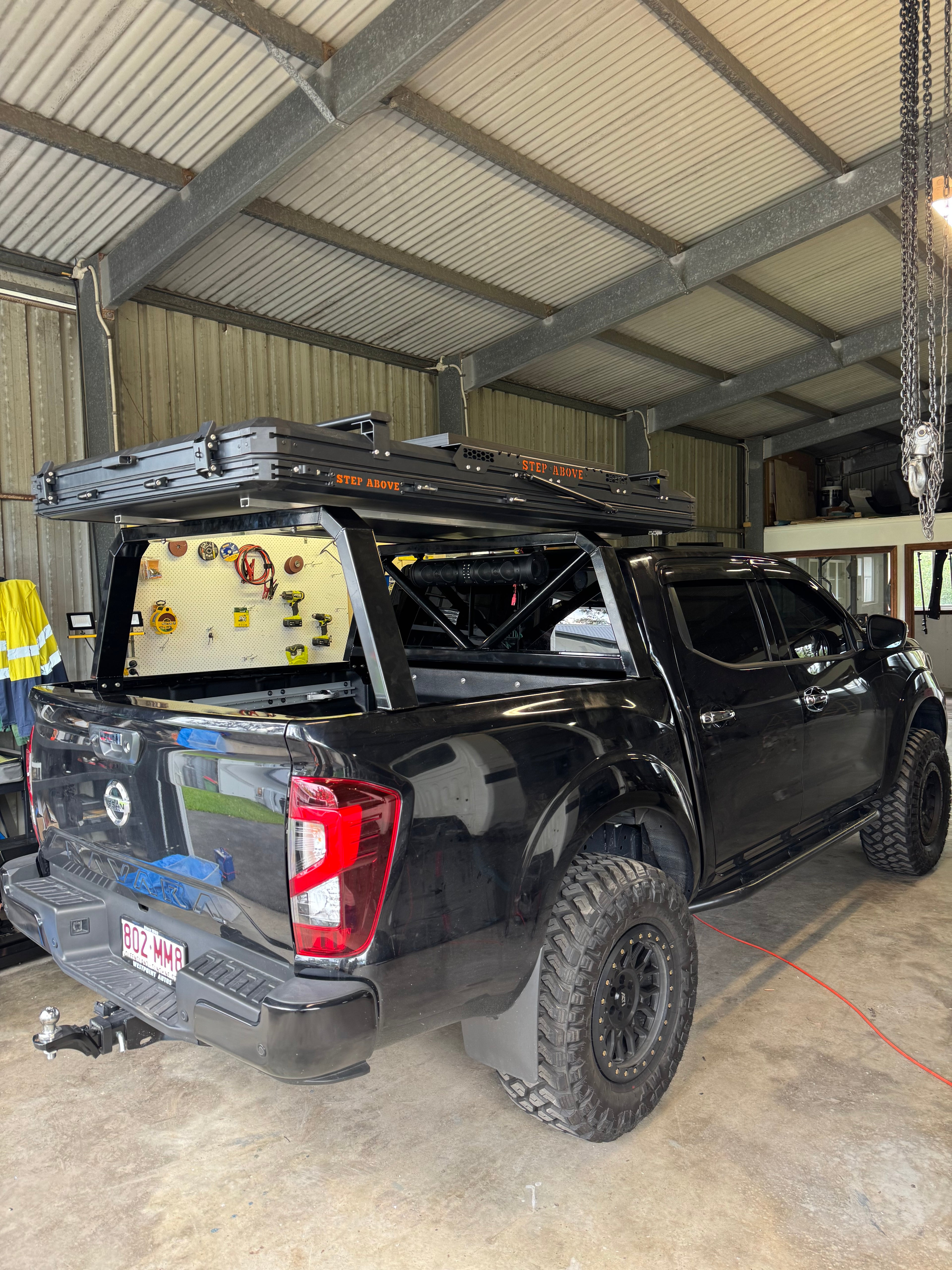 Premium Aluminium High Style Tub Rack with Custom Headboard | TIG Welded | Australian Made