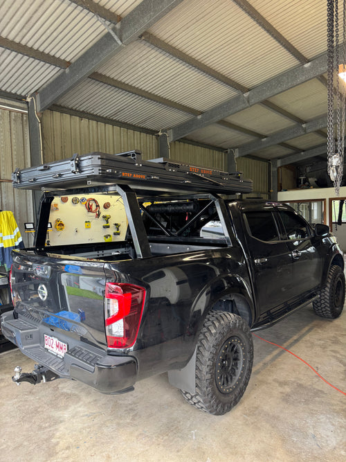 Premium Aluminium High Style Tub Rack with Custom Headboard | TIG Welded | Australian Made