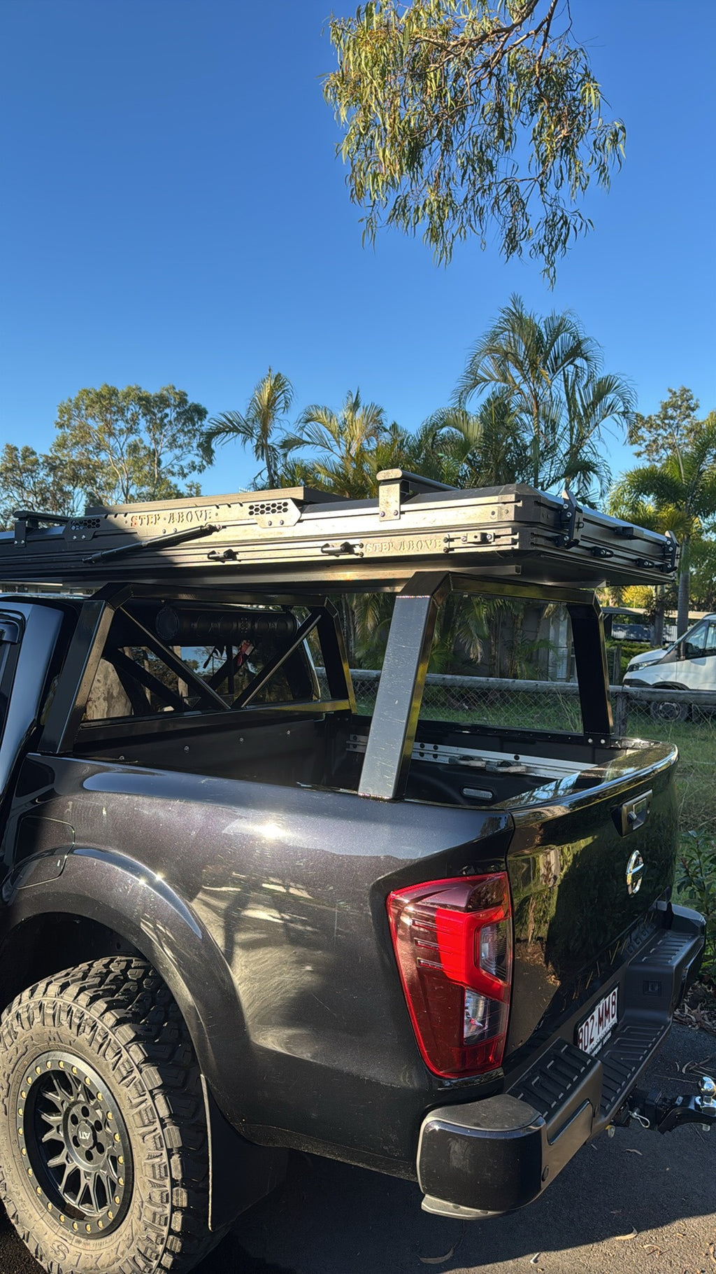 Premium Aluminium High Style Tub Rack with Custom Headboard | TIG Welded | Australian Made