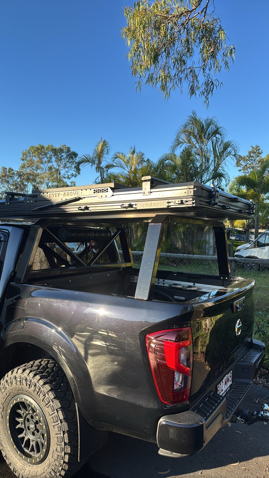 Premium Aluminium High Style Tub Rack with Custom Headboard | TIG Welded | Australian Made